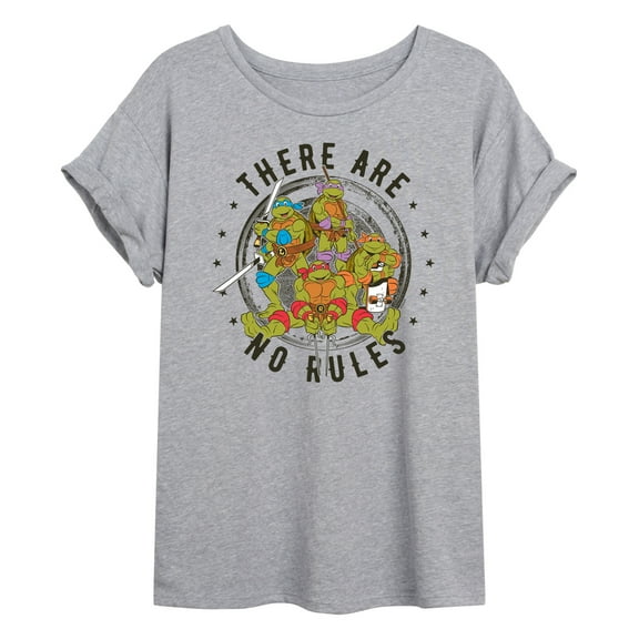 Teenage Mutant Ninja Turtles - There Are No Rules - Juniors Ideal Flowy Muscle T-Shirt