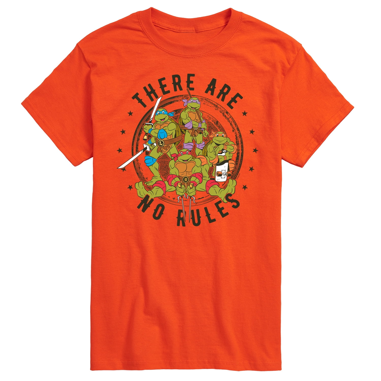 【oan】RULE THE WORLD Short Sleeve T-shirt Teenage-Mutant-Ninja-Turtles-