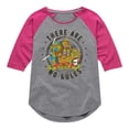 thumbnail image 1 of Teenage Mutant Ninja Turtles -There Are No Rules - Toddler & Youth Girls Raglan Graphic T-Shirt, 1 of 5