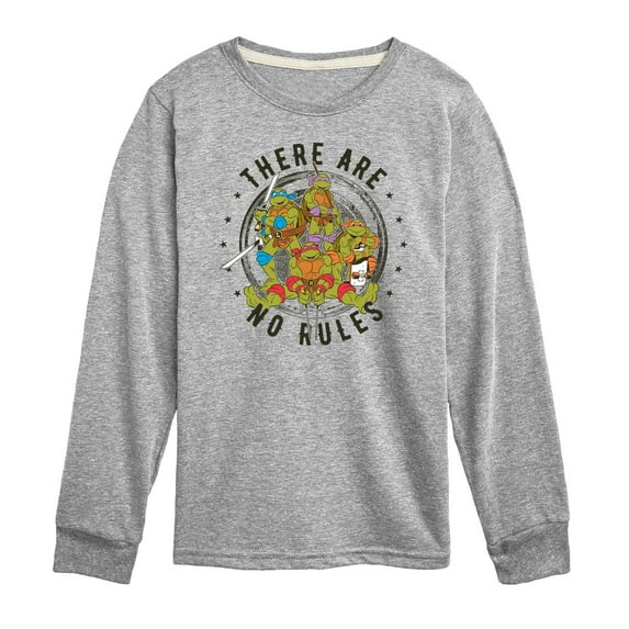 Teenage Mutant Ninja Turtles - There Are No Rules - Toddler & Youth Long Sleeve Graphic Tee