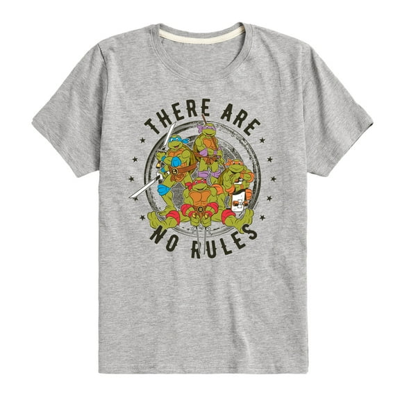 Teenage Mutant Ninja Turtles - There Are No Rules - Toddler & Youth Short Sleeve Graphic Tee