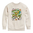 thumbnail image 1 of Teenage Mutant Ninja Turtles - Tmnt Skate Stickers - Youth Boys Crew Fleece Sweatshirt, 1 of 4