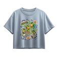 thumbnail image 1 of Teenage Mutant Ninja Turtles - Tmnt Skate Stickers - Youth Girls Boxy T-Shirt, 1 of 4