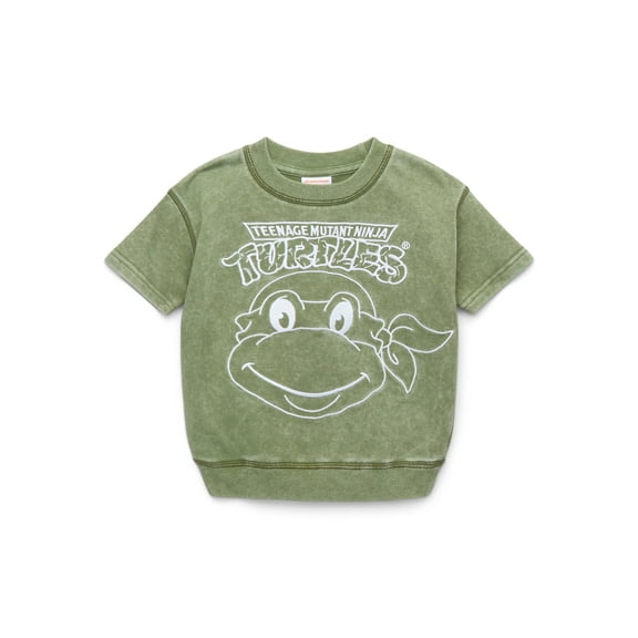 Teenage Mutant Ninja Turtles Toddler Boy Embroidered Graphic Crewneck Sweatshirt, Sizes 12M-5T