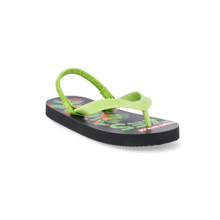 Teenage Mutant Ninja Turtles Toddler Boys Backstrap Flip Flop Sandals