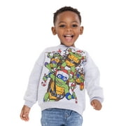 Teenage Mutant Ninja Turtles Toddler Boys Holiday Graphic Crewneck Sweatshirt, Sizes 12M-5T