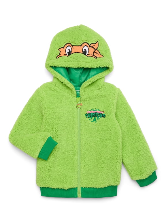 Toddler Boys Plush Fleece Full-Zip Cosplay Hoodie, Sizes 12M-5T