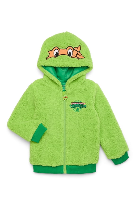 Toddler Boys Plush Fleece Full-Zip Cosplay Hoodie, Sizes 12M-5T
