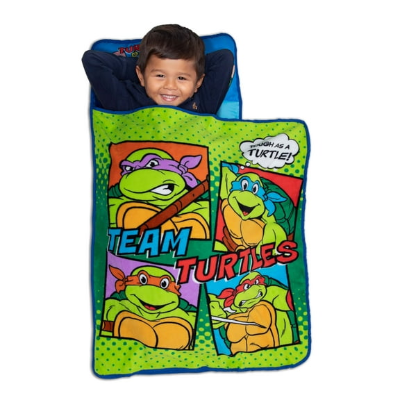 Teenage Mutant Ninja Turtles Toddler Nap Mat. Team Turtles theme. Daycare, Sleepovers and More.