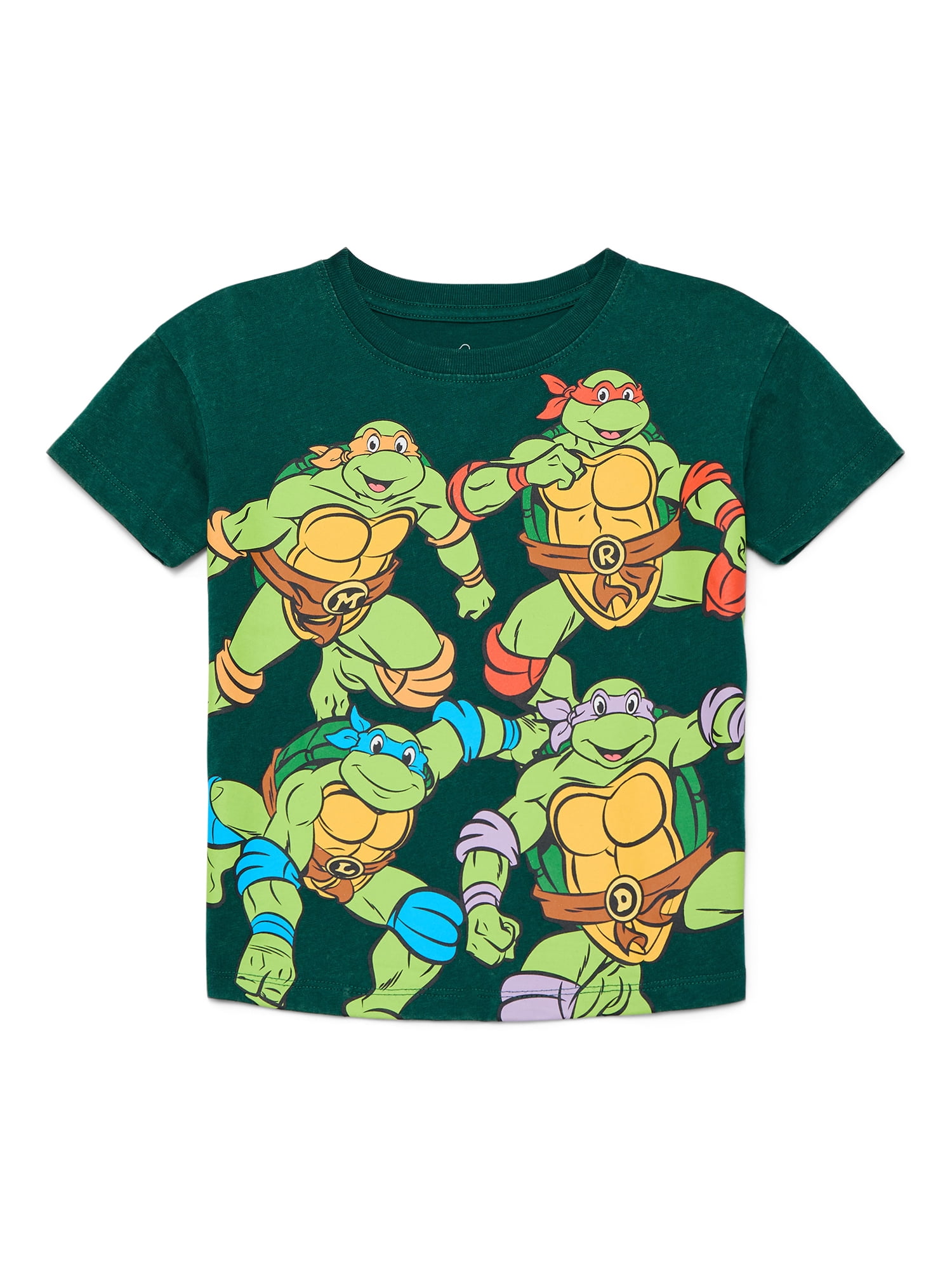 Teenage Mutant Ninja Turtles Toddler Graphic Crewneck Tee with Short Sleeves, Sizes 12M-5T