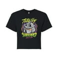 thumbnail image 1 of Teenage Mutant Ninja Turtles - Totally Shredded - Juniors Cropped Cotton Blend T-Shirt, 1 of 5