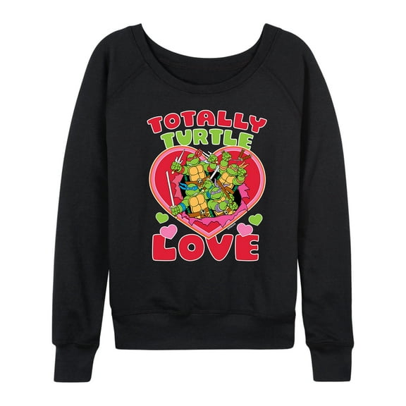 Teenage Mutant Ninja Turtles - Totally Turtle Love - Women's Lightweight French Terry Long Sleeve Shirt