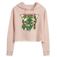 thumbnail image 1 of Teenage Mutant Ninja Turtles - Triangle Logo - Juniors Cropped Pullover Hoodie, 1 of 5