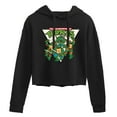 thumbnail image 1 of Teenage Mutant Ninja Turtles - Triangle Logo - Juniors Cropped Pullover Hoodie, 1 of 5