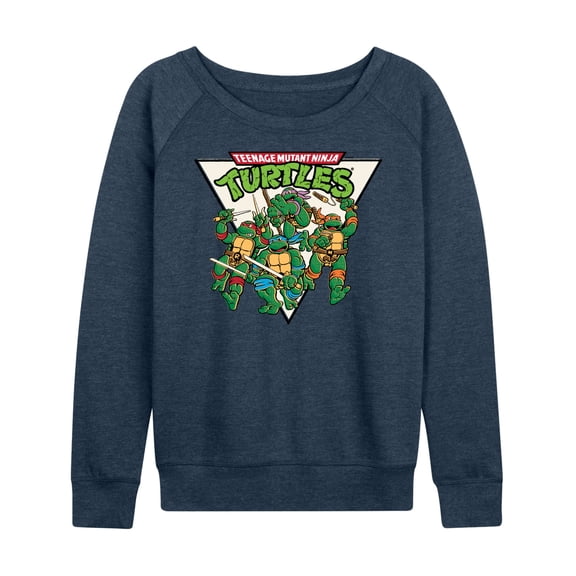 Teenage Mutant Ninja Turtles - Triangle - Women's Lightweight French Terry Long Sleeve Shirt