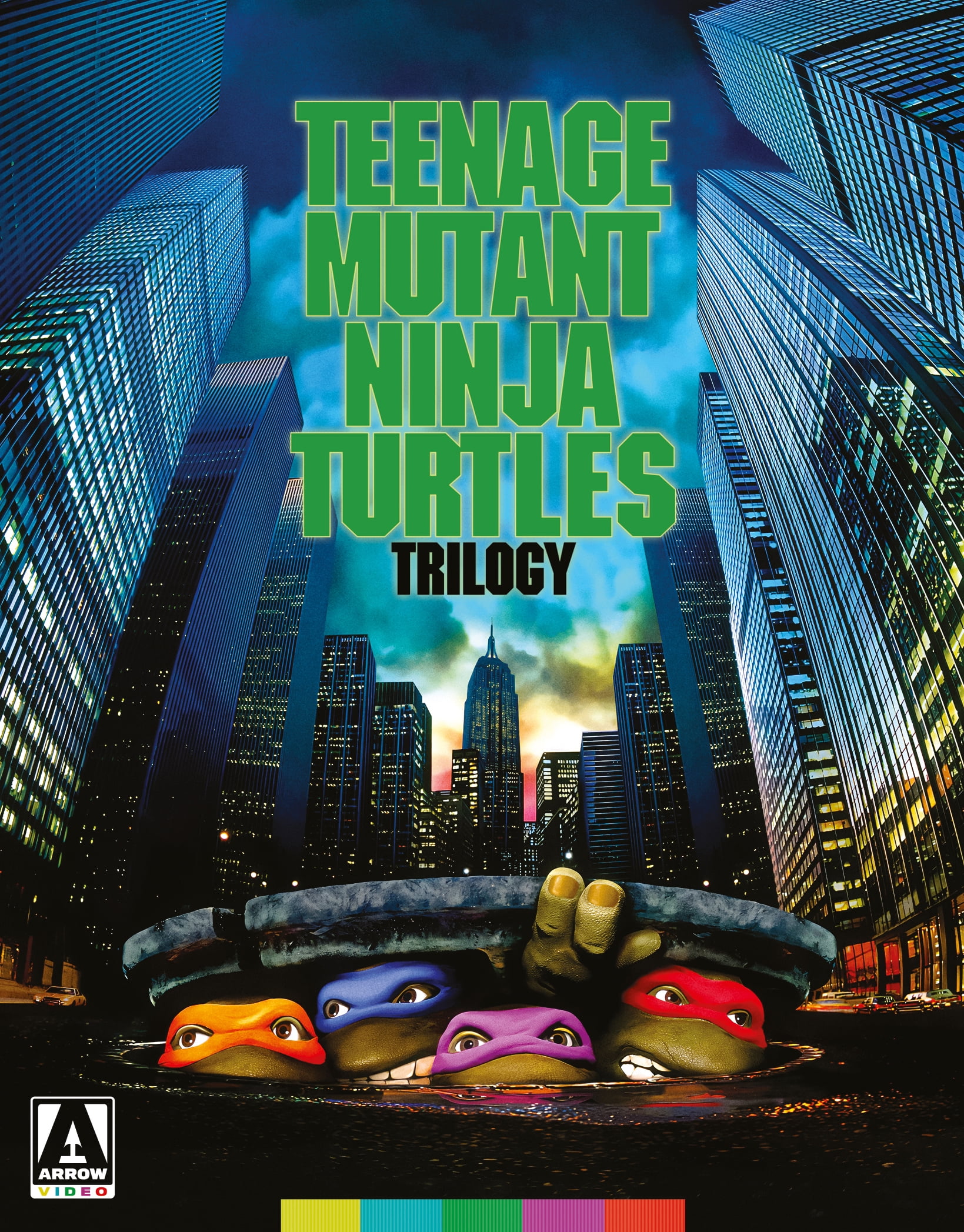 Arrow Video, Teenage Mutant Ninja Turtles Trilogy Blu-ray, 3-disc