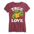 thumbnail image 1 of Teenage Mutant Ninja Turtles - True Love - Women's Short Sleeve Graphic T-Shirt, 1 of 4