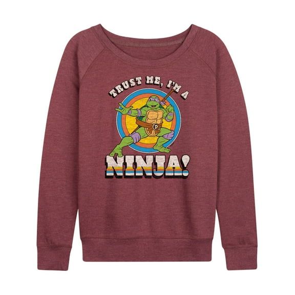 Teenage Mutant Ninja Turtles - Trust Me, I'm A Ninja - Women's Lightweight French Terry Long Sleeve Shirt