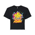 thumbnail image 1 of Teenage Mutant Ninja Turtles - Turtle Power 90S - Juniors Cropped Cotton Blend T-Shirt, 1 of 5