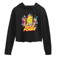 thumbnail image 1 of Teenage Mutant Ninja Turtles - Turtle Power 90S - Juniors Cropped Pullover Hoodie, 1 of 5
