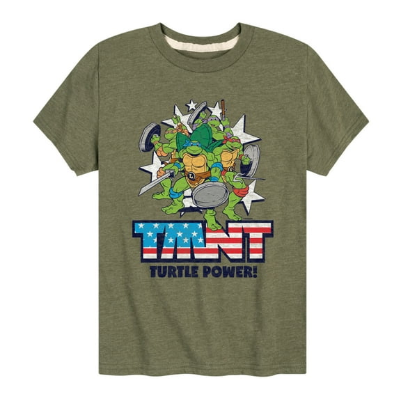 Teenage Mutant Ninja Turtles - Turtle Power Americana - Youth Short Sleeve Tee