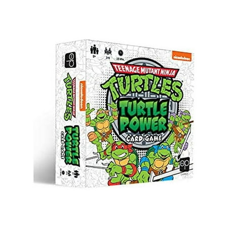 Teenage Mutant Ninja Turtles Turtle Power Card Game | Work Together to Defeat Kraang | Similar to Rock, Paper, Scissors and Rochambeau | Officially Licensed TMNT Game | Fast-Paced and Easy to Learn