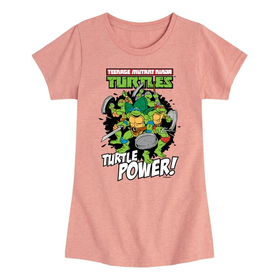 Teenage Mutant Ninja Turtles - Turtle Power - Girls Short Sleeve T-Shirt