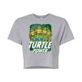 thumbnail image 1 of Teenage Mutant Ninja Turtles - Turtle Power - Juniors Cropped Cotton Blend T-Shirt, 1 of 5