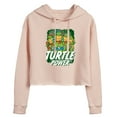 thumbnail image 1 of Teenage Mutant Ninja Turtles - Turtle Power - Juniors Cropped Pullover Hoodie, 1 of 5