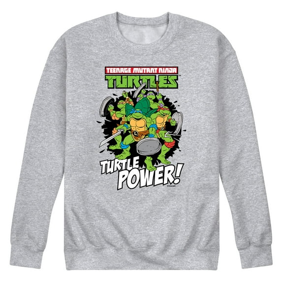 Teenage Mutant Ninja Turtles - Turtle Power - Men's Long Sleeve Crew Neck Fleece