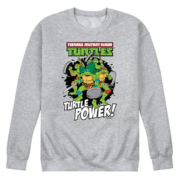 Teenage Mutant Ninja Turtles - Turtle Power - Men's Long Sleeve Crew Neck Fleece