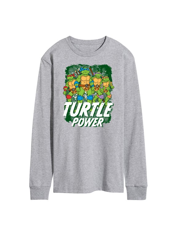 - Turtle Power Men's Long Sleeve Graphic T-Shirt