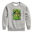 thumbnail image 1 of Teenage Mutant Ninja Turtles - Turtle Power New - Toddler & Youth Crewneck Fleece Sweatshirt, 1 of 5