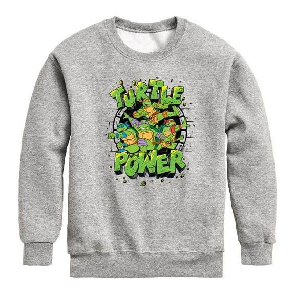 Teenage Mutant Ninja Turtles - Turtle Power New - Toddler & Youth Crewneck Fleece Sweatshirt