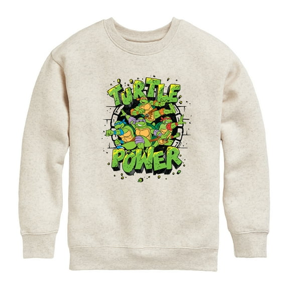 Teenage Mutant Ninja Turtles - Turtle Power New - Toddler & Youth Crewneck Fleece Sweatshirt