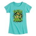 thumbnail image 1 of Teenage Mutant Ninja Turtles  - Turtle Power New  - Toddler & Youth Girls Short Sleeve Graphic T-Shirt, 1 of 5