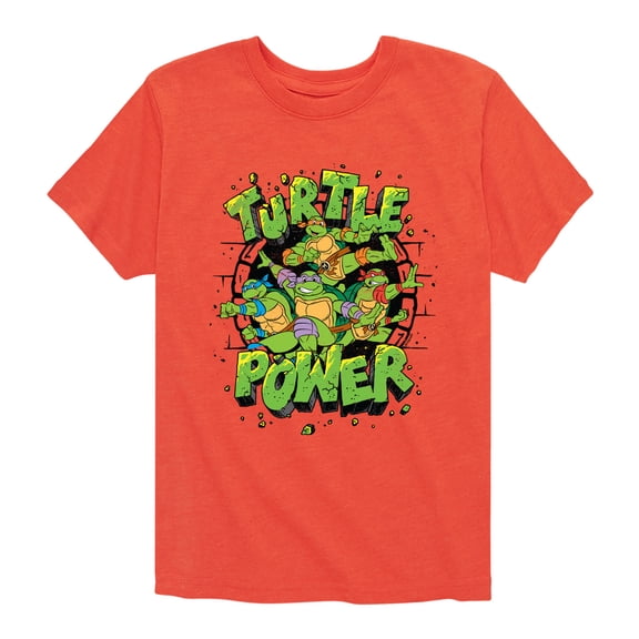 Teenage Mutant Ninja Turtles - Turtle Power New - Toddler & Youth Short Sleeve Graphic T-Shirt