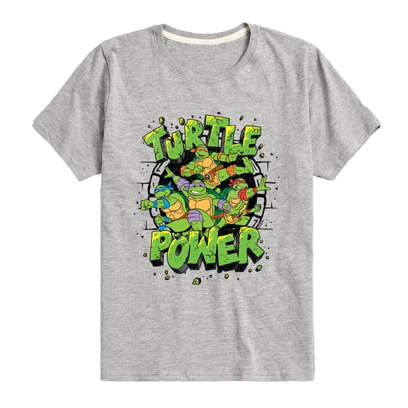 Teenage Mutant Ninja Turtles - Turtle Power New - Toddler & Youth Short Sleeve Graphic T-Shirt