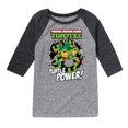 thumbnail image 1 of Teenage Mutant Ninja Turtles - Turtle Power - Toddler And Youth Raglan, 1 of 3