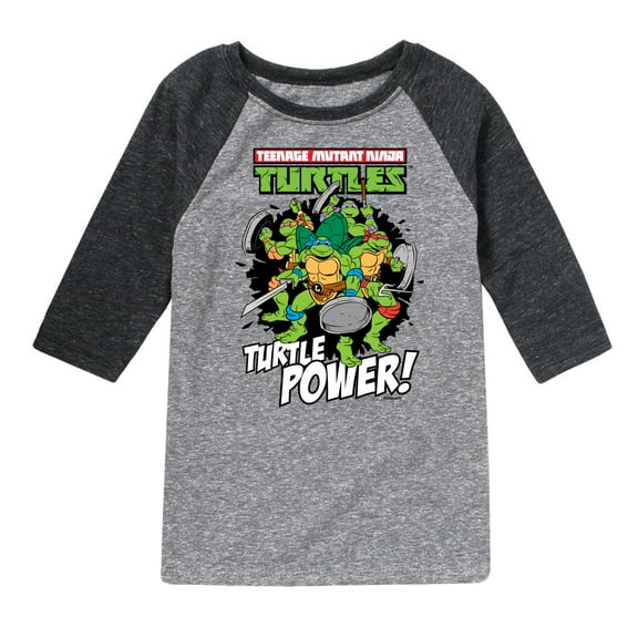 Teenage Mutant Ninja Turtles - Turtle Power - Toddler And Youth Raglan