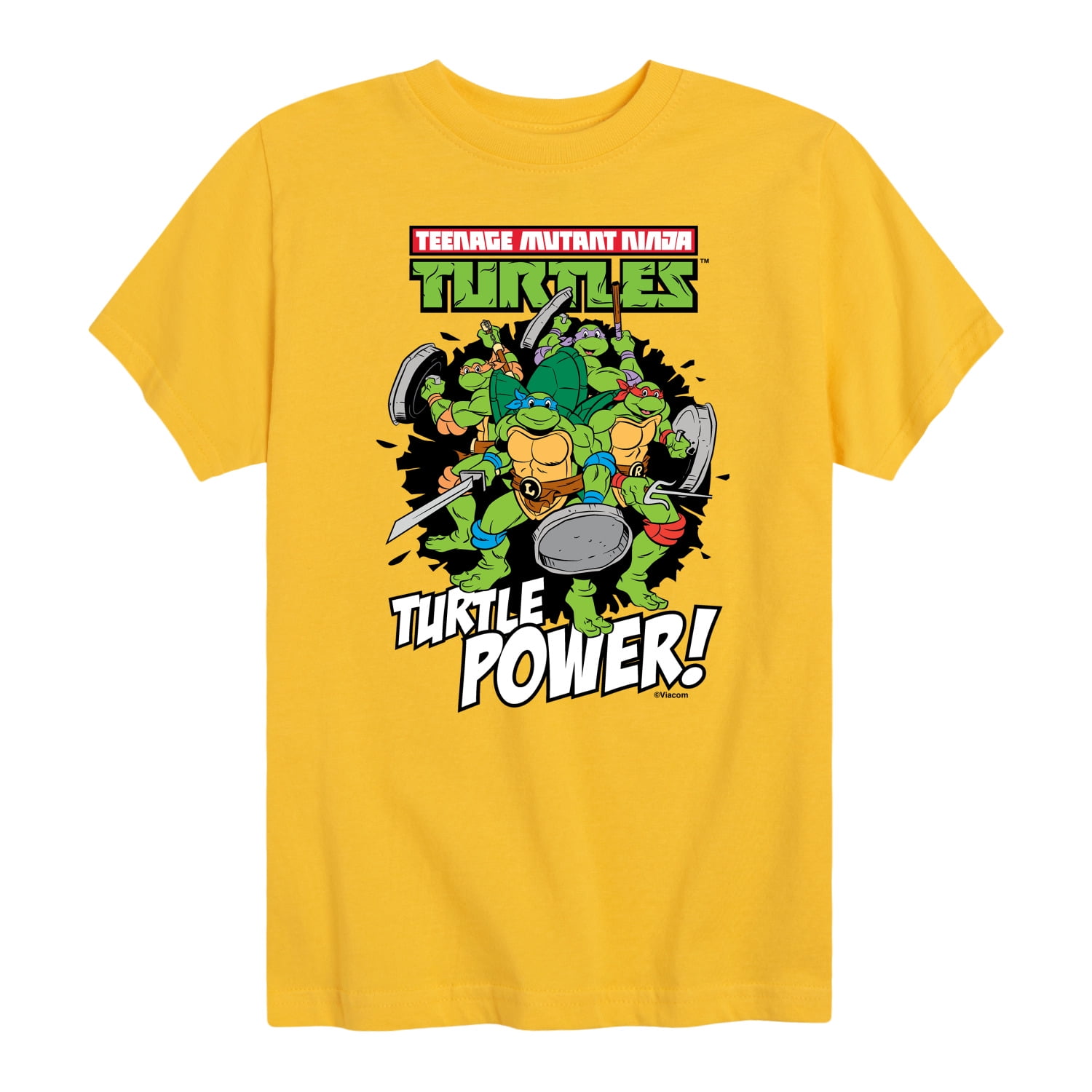 Girl's Teenage Mutant Ninja Turtles Turtle Power Circle T-Shirt