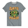 thumbnail image 1 of Teenage Mutant Ninja Turtles - Turtle Power - Toddler And Youth Short Sleeve Graphic T-Shirt, 1 of 5