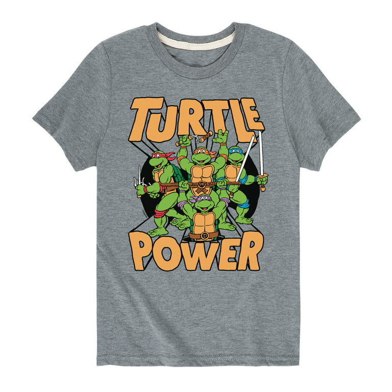 Teenage Mutant Ninja Turtles Kids Turtle Power Graphic T-Shirt, Blue, 5T, Cotton