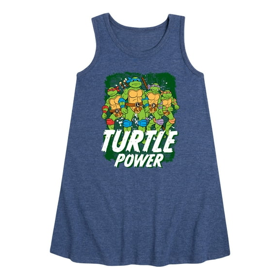Teenage Mutant Ninja Turtles -Turtle Power - Toddler & Youth Girls A-line Dress