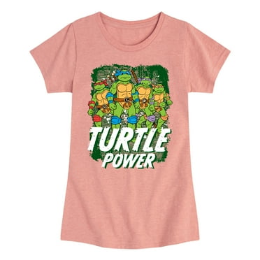 Teenage Mutant Ninja Turtles -Turtle Power - Toddler & Youth Girls  Graphic T-Shirt