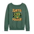 thumbnail image 1 of Teenage Mutant Ninja Turtles - Turtle Power - Women's Lightweight French Terry Long Sleeve Shirt, 1 of 5