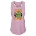 thumbnail image 1 of Teenage Mutant Ninja Turtles - Turtle Power  - Women's Racerback Tank Top, 1 of 4