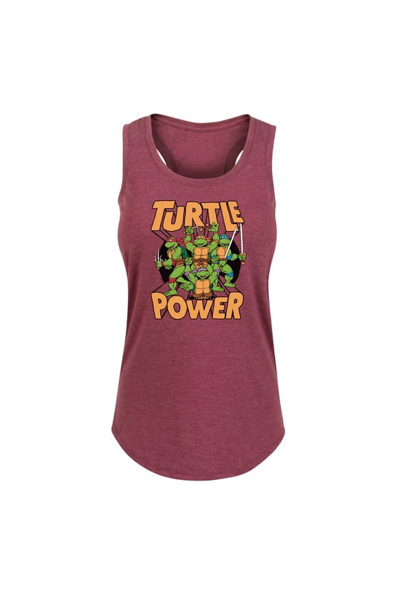 - Turtle Power  - Women's Racerback Tank Top