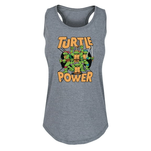 Teenage Mutant Ninja Turtles - Turtle Power  - Women's Racerback Tank Top