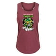 thumbnail image 1 of Teenage Mutant Ninja Turtles - Turtle Power - Women's Racerback Tank Top, 1 of 5
